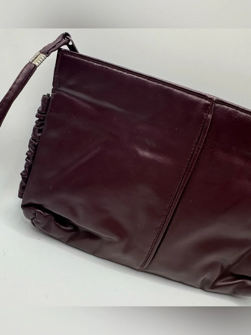 VTG Womens Plum Handbag Wristlet  Whimsygoth Dark Academia Accessory Snaps